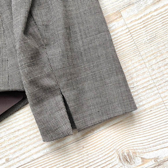 Lafayette 148 Katherine Ritz Suiting Jacket | Espresso Size 4 - Picture 6 of 8